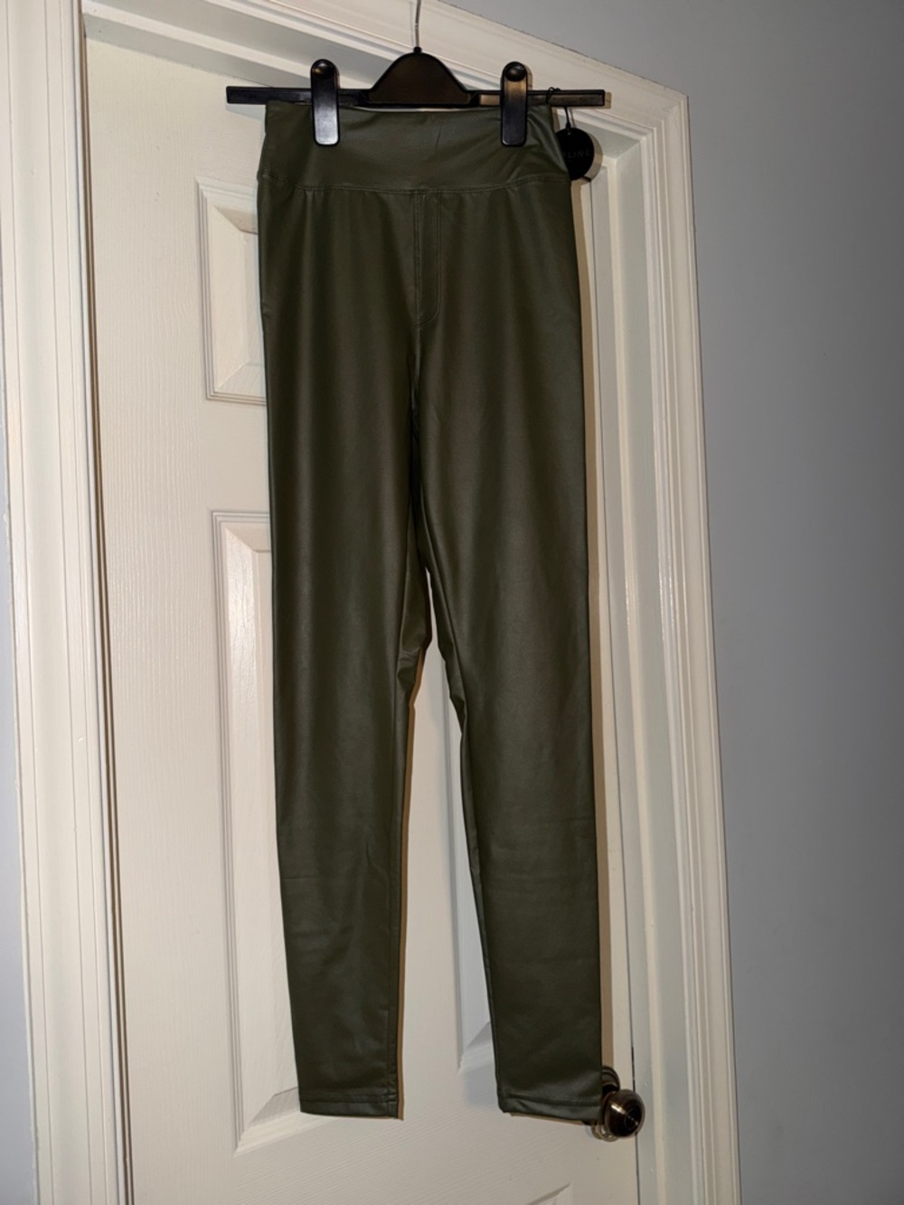 Offline by Aerie Olive Green Faux Leather Leggings
